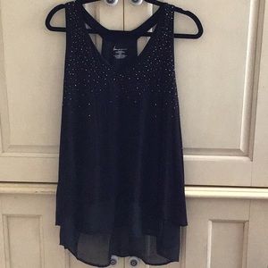 Lane Bryant jeweled top black 14/16